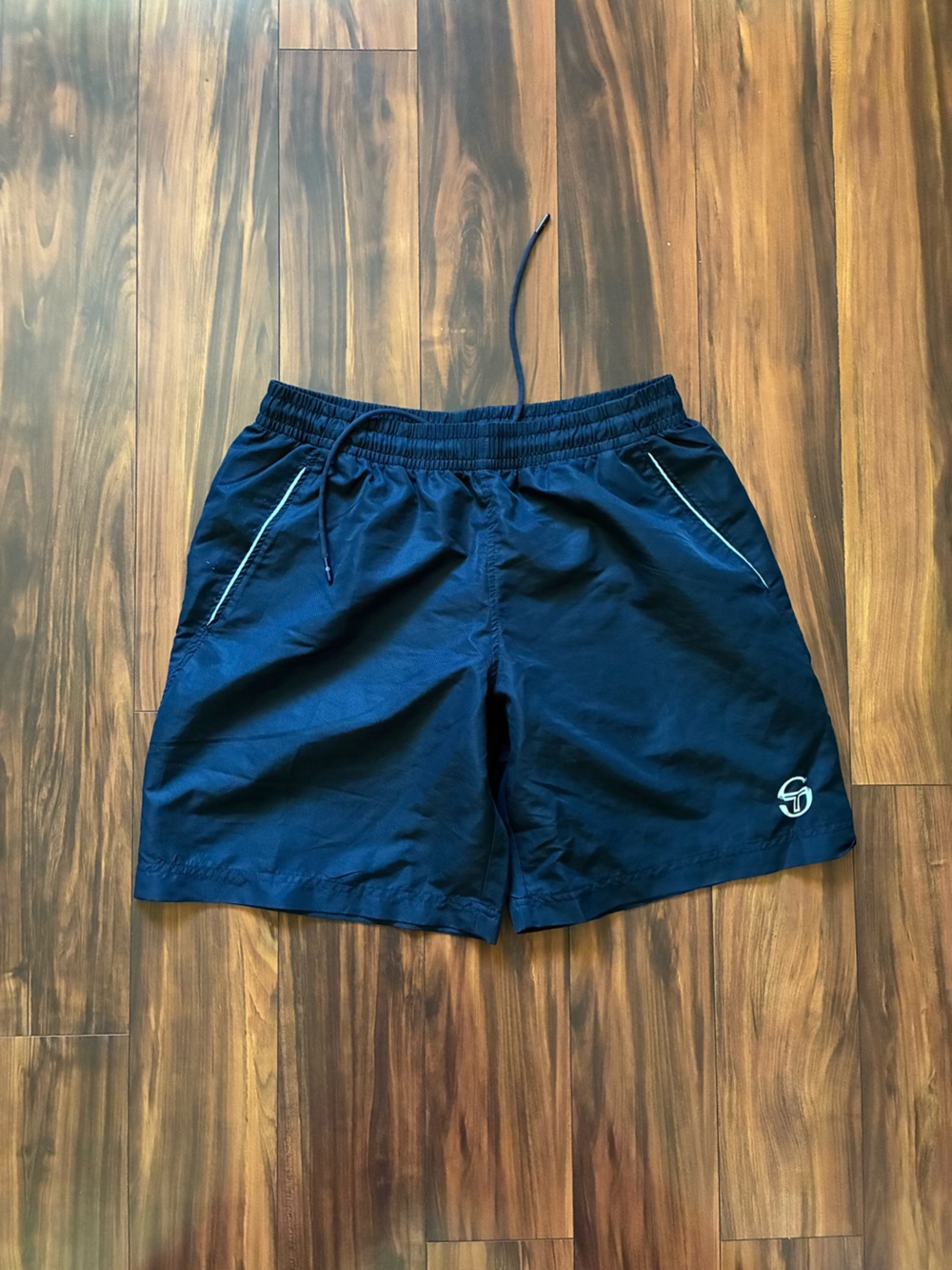 Sergio Tacchini Navy Blue Men's Swim Trunks